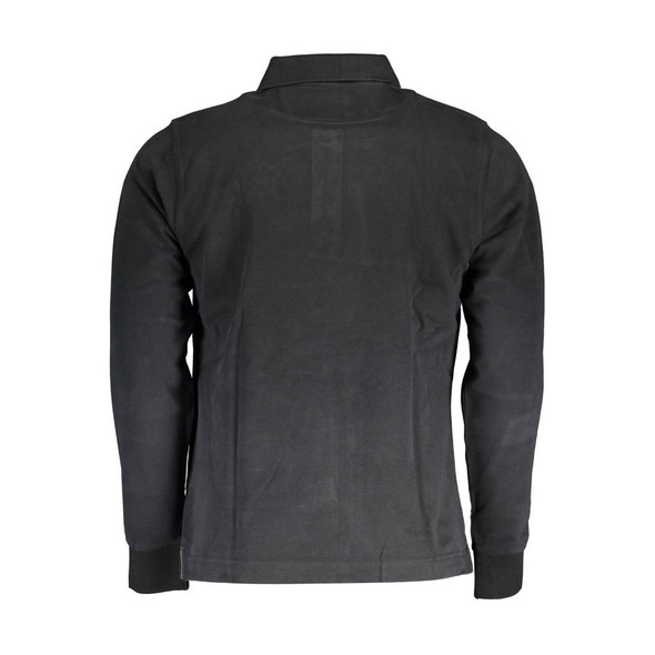 Black Cotton Men Polo Shirt LA-17145 Black Cotton Men Polo Shirt LA-17145