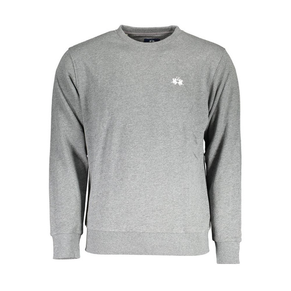 Gray Cotton Men Sweater LA-17167 Gray Cotton Men Sweater LA-17167