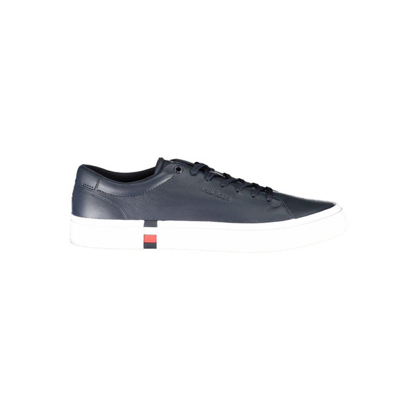 Blue Leather Men Sneaker Blue Leather Men Sneaker