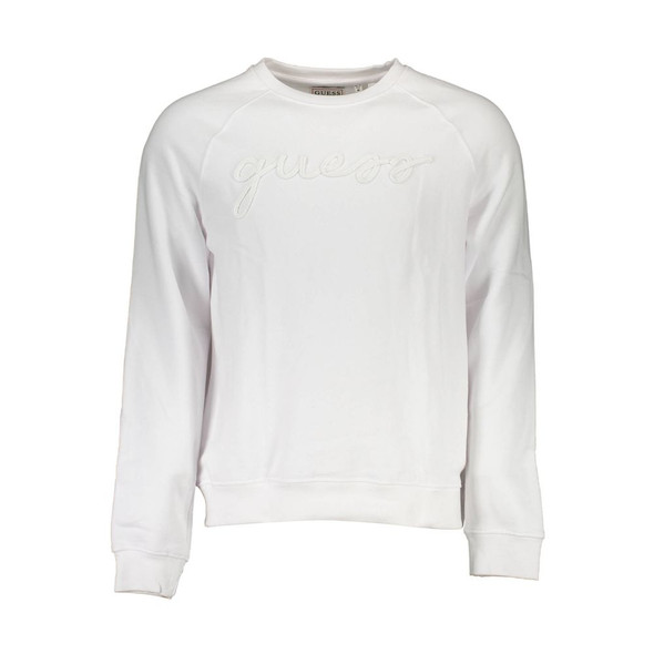 White Cotton Unisex Sweatshirt White Cotton Unisex Sweatshirt