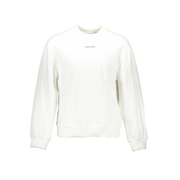 White Cotton Unisex Sweatshirt CA-3593 White Cotton Unisex Sweatshirt CA-3593