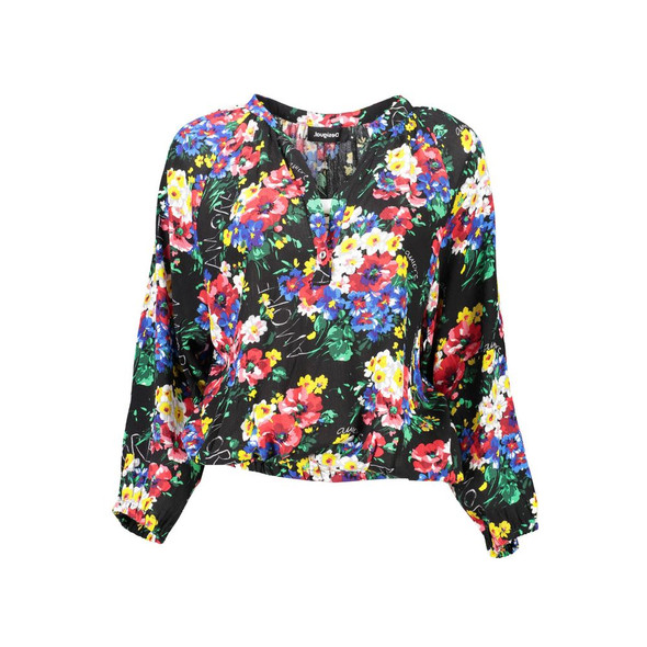 Black Viscose Women Top DE-8573 Black Viscose Women Top DE-8573