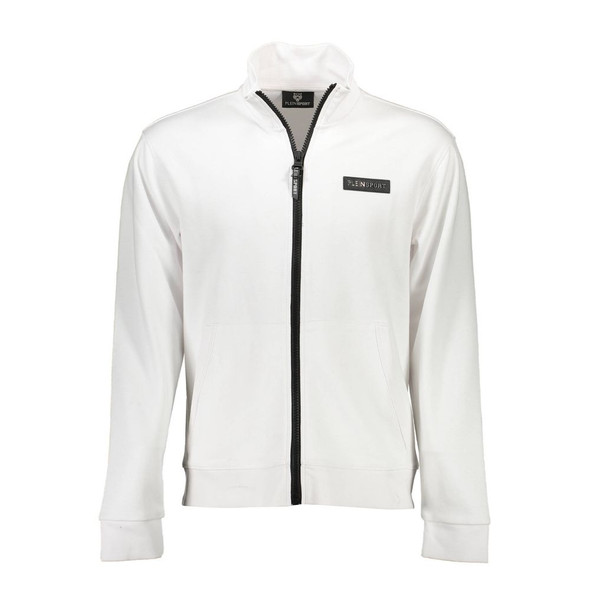 Plein Sport White Cotton Men Sweater Plein Sport White Cotton Men Sweater