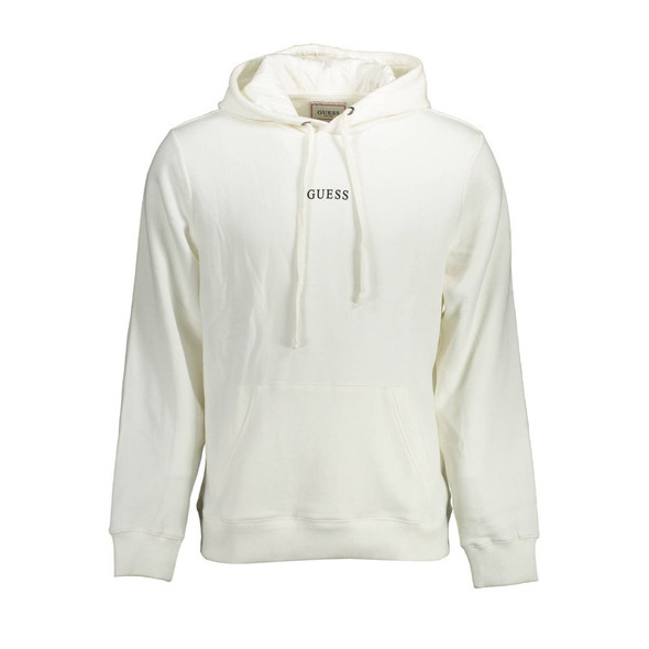 Guess Jeans White Cotton Men Sweater Guess Jeans White Cotton Men Sweater