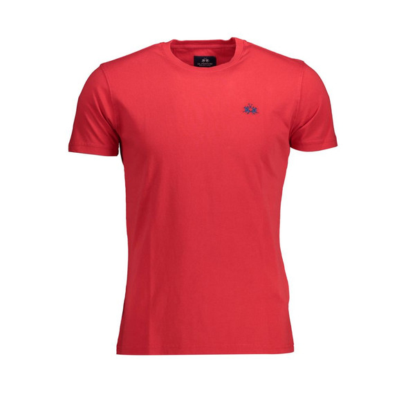 Red Cotton Men T-Shirt LA-12199 Red Cotton Men T-Shirt LA-12199