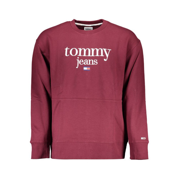 Tommy Hilfiger Purple Cotton Men Sweater Tommy Hilfiger Purple Cotton Men Sweater