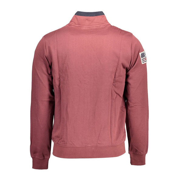 Purple Cotton Men Sweater US-16919 Purple Cotton Men Sweater US-16919