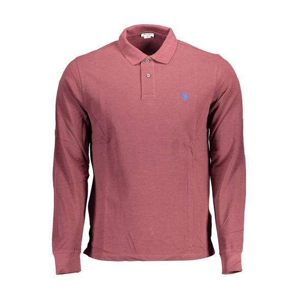 Purple Cotton Men Polo Shirt Purple Cotton Men Polo Shirt