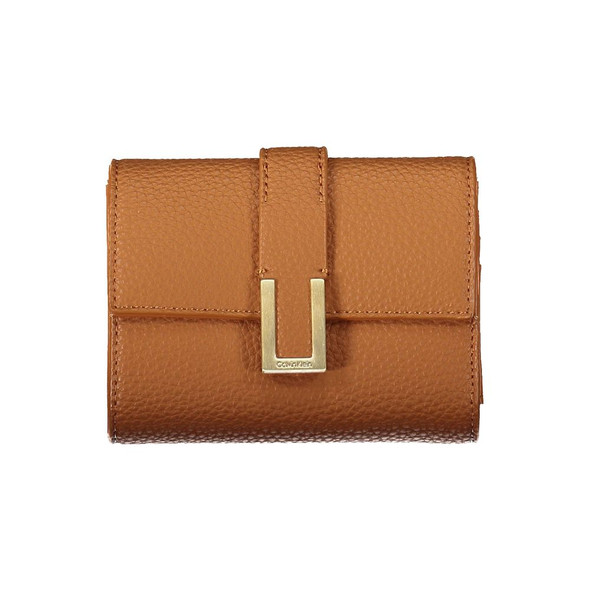 Brown Polyester Women Wallet Brown Polyester Women Wallet