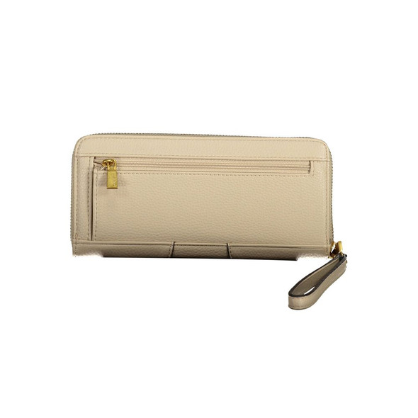 Beige Polyethylene Women Wallet Beige Polyethylene Women Wallet