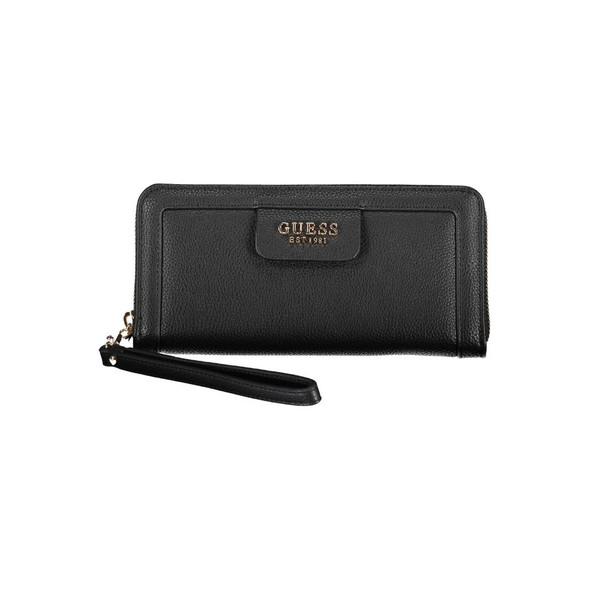 Black Polyethylene Women Wallet GU-22390 Black Polyethylene Women Wallet GU-22390