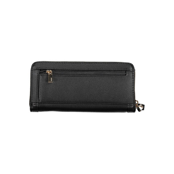 Black Polyethylene Women Wallet GU-22390 Black Polyethylene Women Wallet GU-22390