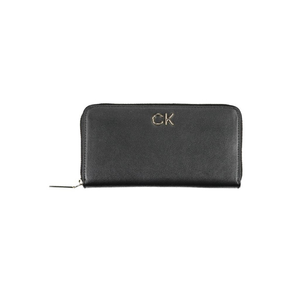 Black Polyethylene Women Wallet CA-10692 Black Polyethylene Women Wallet CA-10692