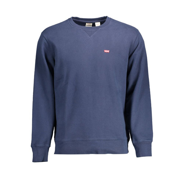 Blue Cotton Men Sweater LE-16120 Blue Cotton Men Sweater LE-16120