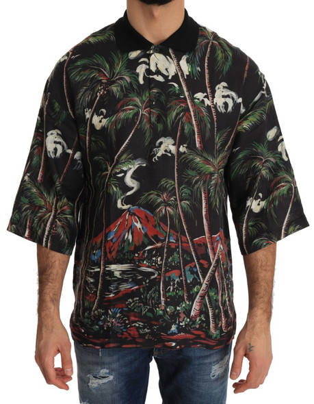 Black Volcano Sicily Short Sleeve T-Shirt Black Volcano Sicily Short Sleeve T-Shirt