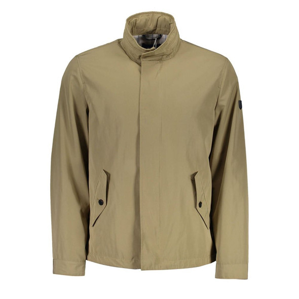 Gant Beige Polyester Men Jacket Gant Beige Polyester Men Jacket