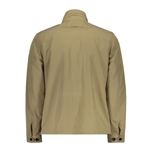 Beige Polyester Men Jacket Beige Polyester Men Jacket