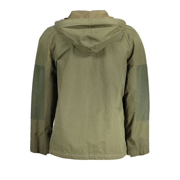 Gant Green Cotton Men Jacket Gant Green Cotton Men Jacket