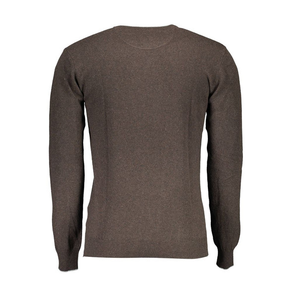 U.S. POLO ASSN. Brown Wool Men Sweater U.S. POLO ASSN. Brown Wool Men Sweater