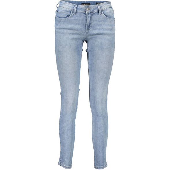 Guess Jeans Light Blue Cotton Women Jeans Guess Jeans Light Blue Cotton Women Jeans