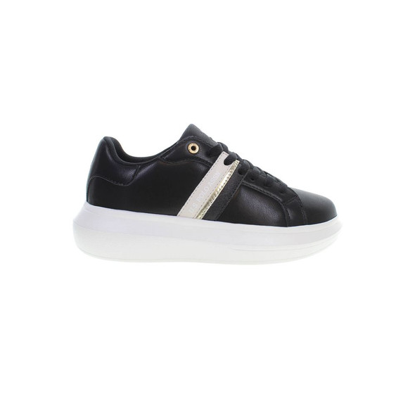 Black Polyester Women Sneaker Black Polyester Women Sneaker