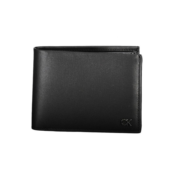 Black Leather Men Wallet CA-20521 Black Leather Men Wallet CA-20521