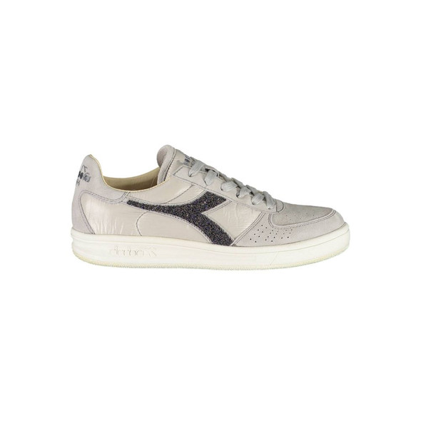 Diadora Gray Leather Women Sneaker Diadora Gray Leather Women Sneaker