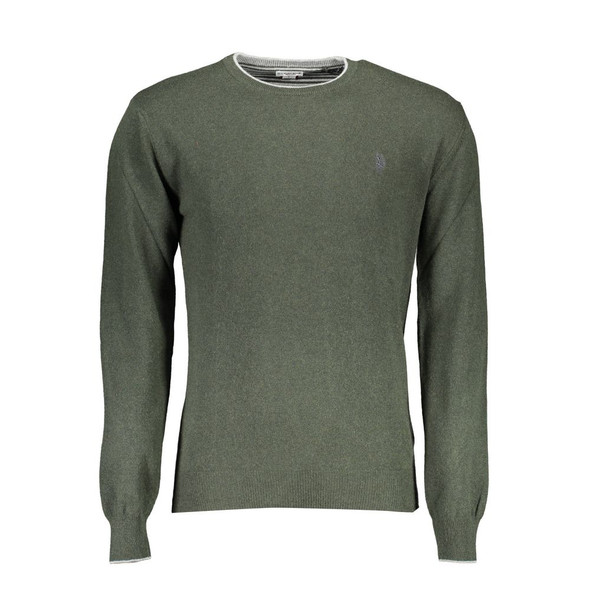 U.S. POLO ASSN. Green Wool Men Sweater U.S. POLO ASSN. Green Wool Men Sweater