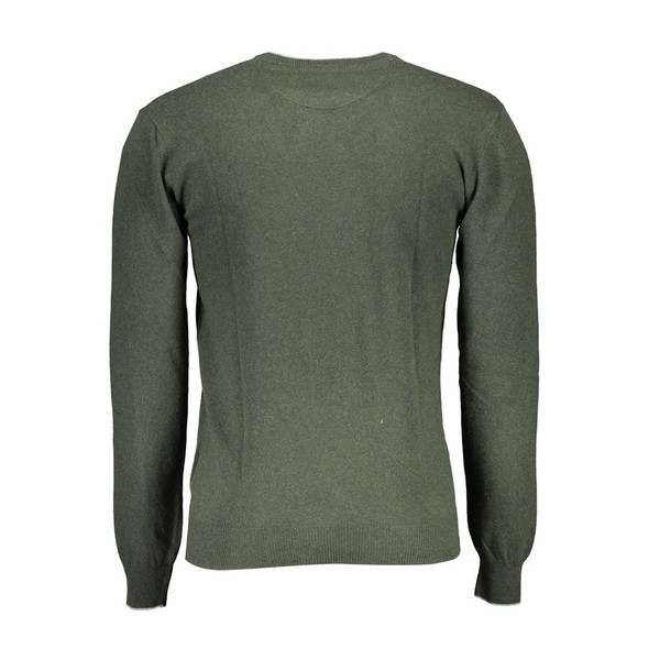 U.S. POLO ASSN. Green Wool Men Sweater U.S. POLO ASSN. Green Wool Men Sweater