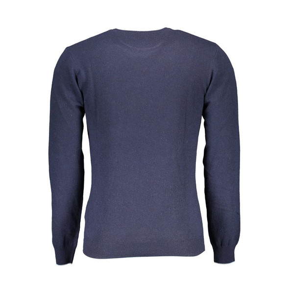 U.S. POLO ASSN. Blue Wool Men Sweater US-3305 U.S. POLO ASSN. Blue Wool Men Sweater US-3305