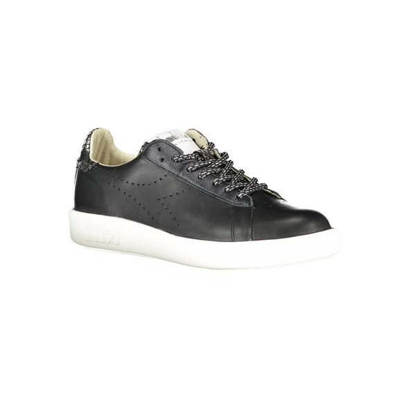 Black Leather Women Sneaker DI-3501 Black Leather Women Sneaker DI-3501
