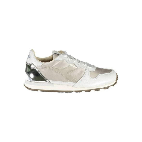 Diadora Gray Leather Women Sneaker DI-4267 Diadora Gray Leather Women Sneaker DI-4267