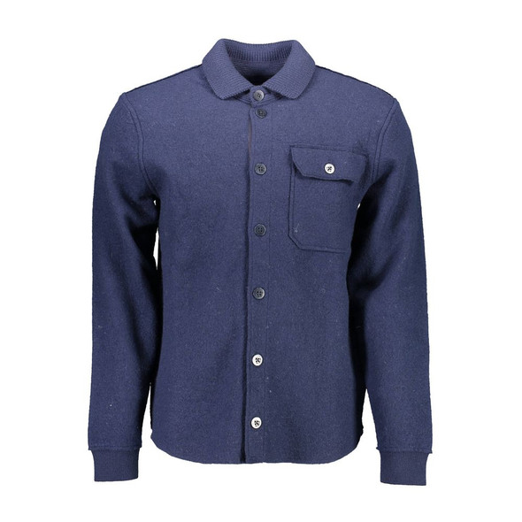 Gant Blue Wool Men Sweater Gant Blue Wool Men Sweater