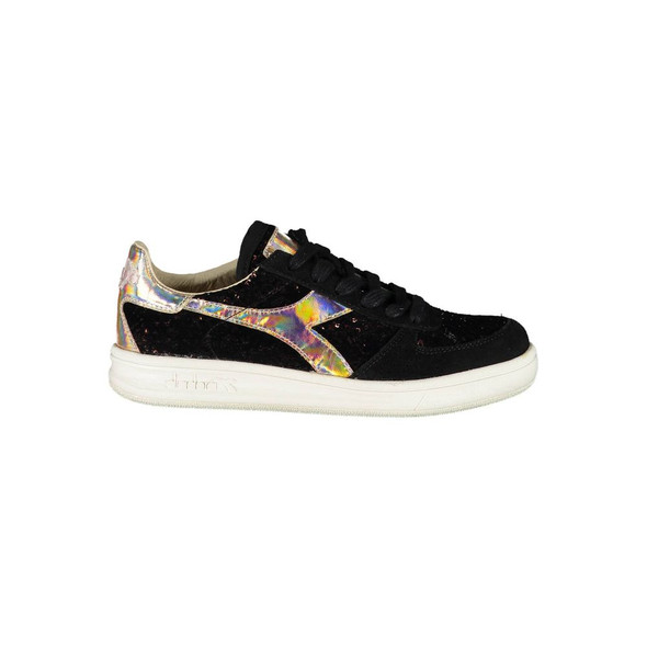 Diadora Black Leather Women Sneaker DI-5821 Diadora Black Leather Women Sneaker DI-5821