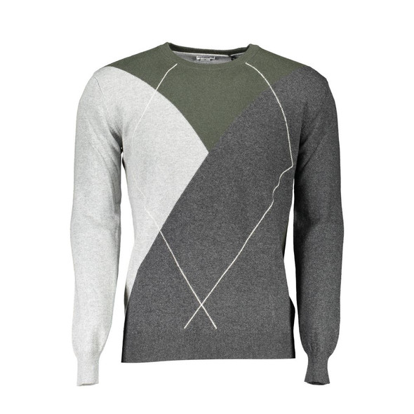 U.S. POLO ASSN. Gray Wool Men Sweater U.S. POLO ASSN. Gray Wool Men Sweater