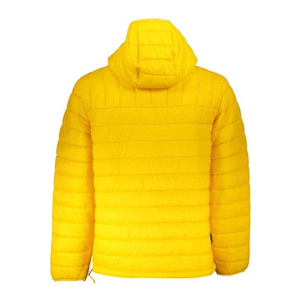 Yellow Polyamide Men Jacket Yellow Polyamide Men Jacket