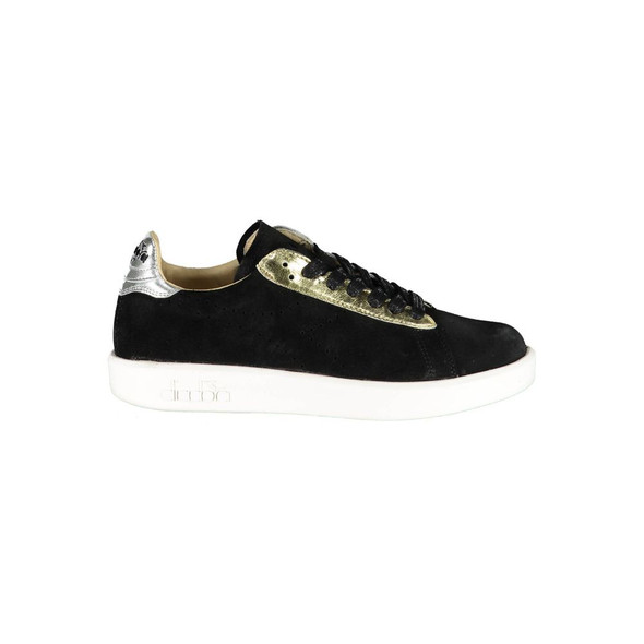 Black Leather Women Sneaker DI-3499 Black Leather Women Sneaker DI-3499