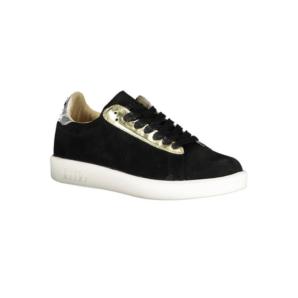 Black Leather Women Sneaker DI-3499 Black Leather Women Sneaker DI-3499