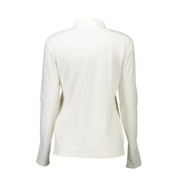 White Cotton Women Polo Shirt White Cotton Women Polo Shirt