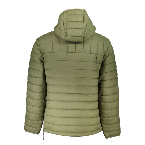 Green Polyamide Men Jacket NA-21685 Green Polyamide Men Jacket NA-21685