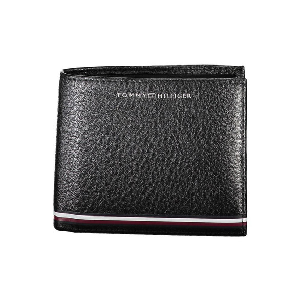 Black Leather Men Wallet TO-22079 Black Leather Men Wallet TO-22079