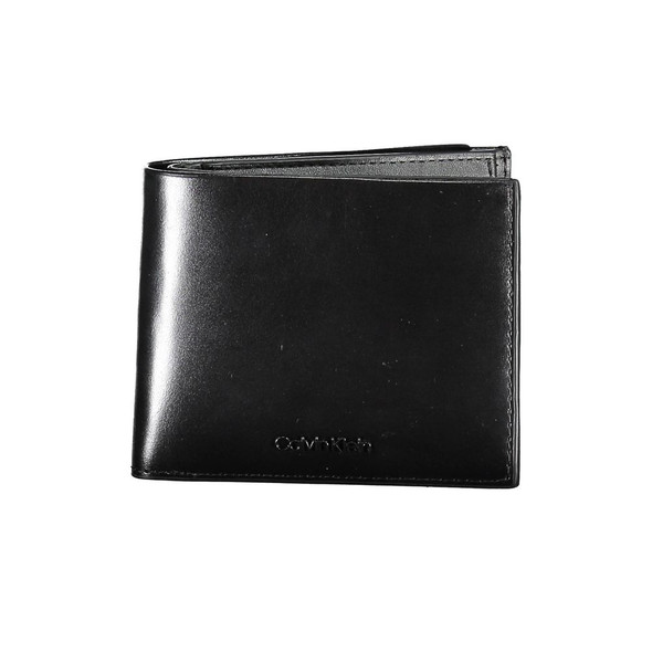 Calvin Klein Black Leather Men Wallet CA-20520 Calvin Klein Black Leather Men Wallet CA-20520