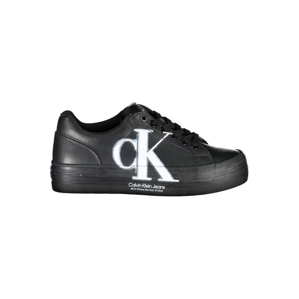 Black Leather Women Sneaker CA-21733 Black Leather Women Sneaker CA-21733