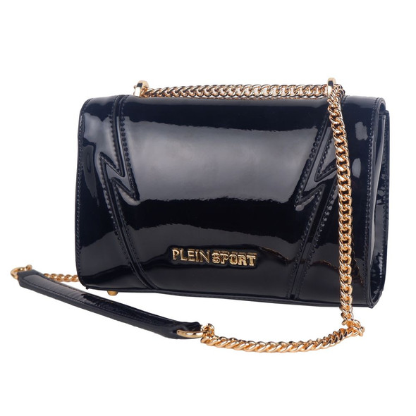 Chic Patent Effect Chain Shoulder Bag Chic Patent Effect Chain Shoulder Bag