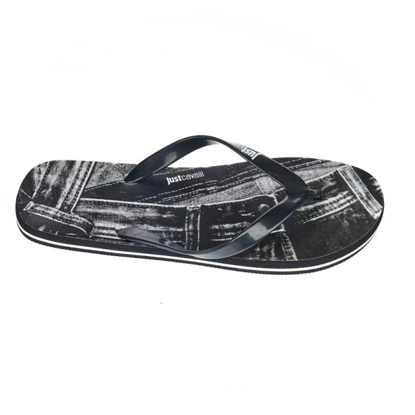 Just Cavalli Black EVA Men's Sandal Just Cavalli Black EVA Men's Sandal