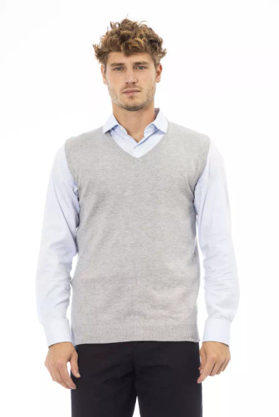Gray Viscose Men Jacket Gray Viscose Men Jacket
