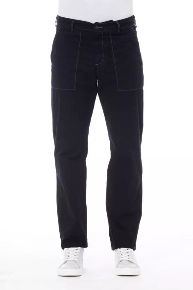 Blue Cotton Men's Pant Blue Cotton Men's Pant