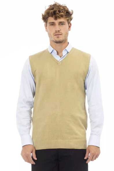 Beige Viscose Men Jacket Beige Viscose Men Jacket