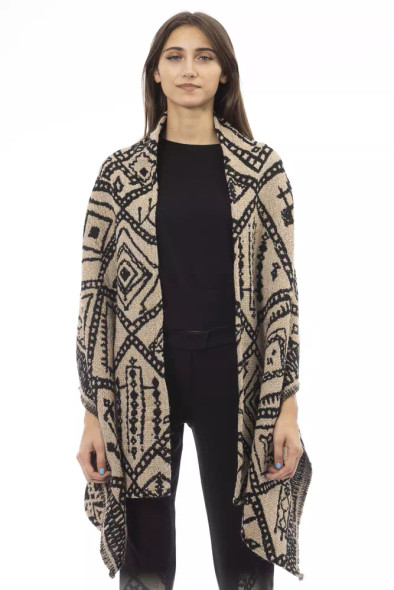 Alpha Studio Brown Wool Women Scarf Alpha Studio Brown Wool Women Scarf