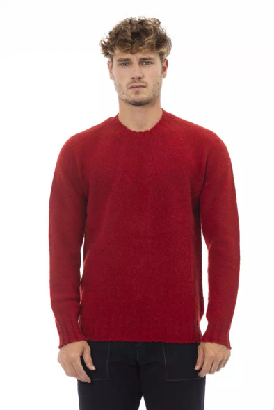 Red Wool Men Sweater AL-23435 Red Wool Men Sweater AL-23435